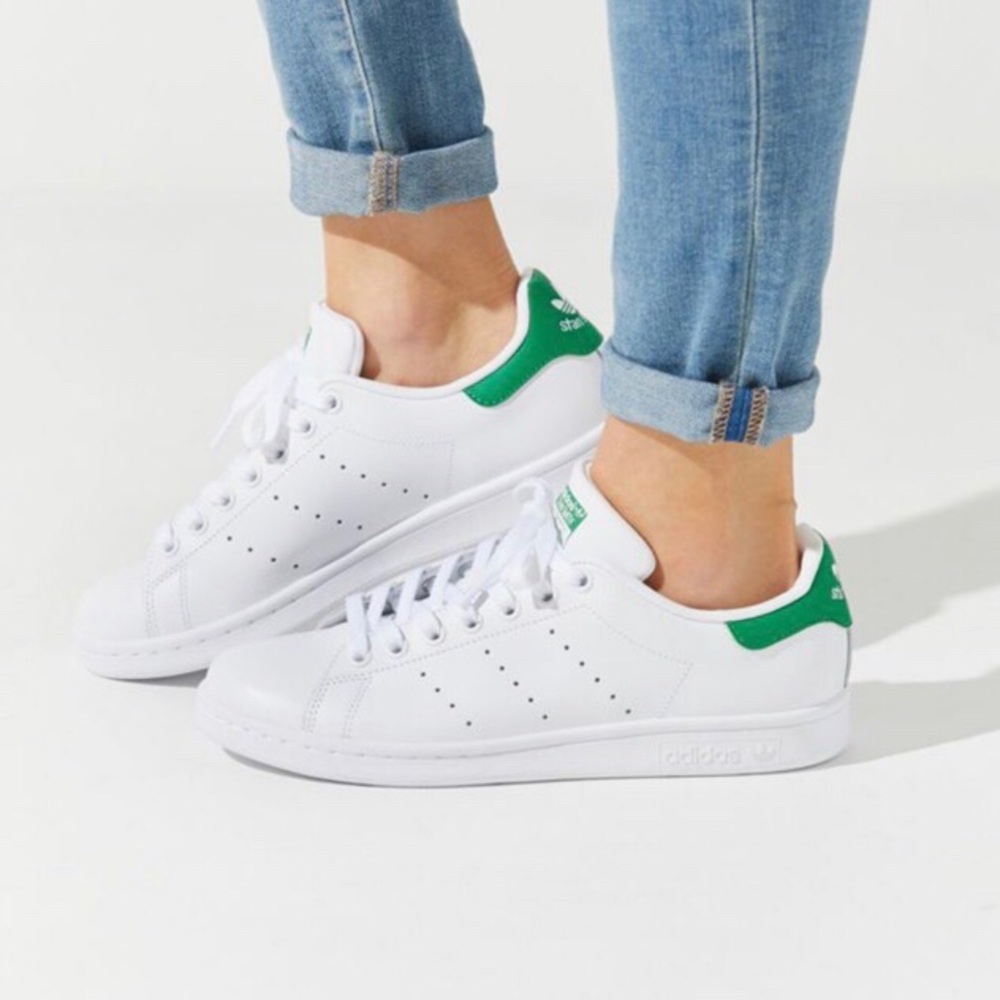 green adidas stan smith’s